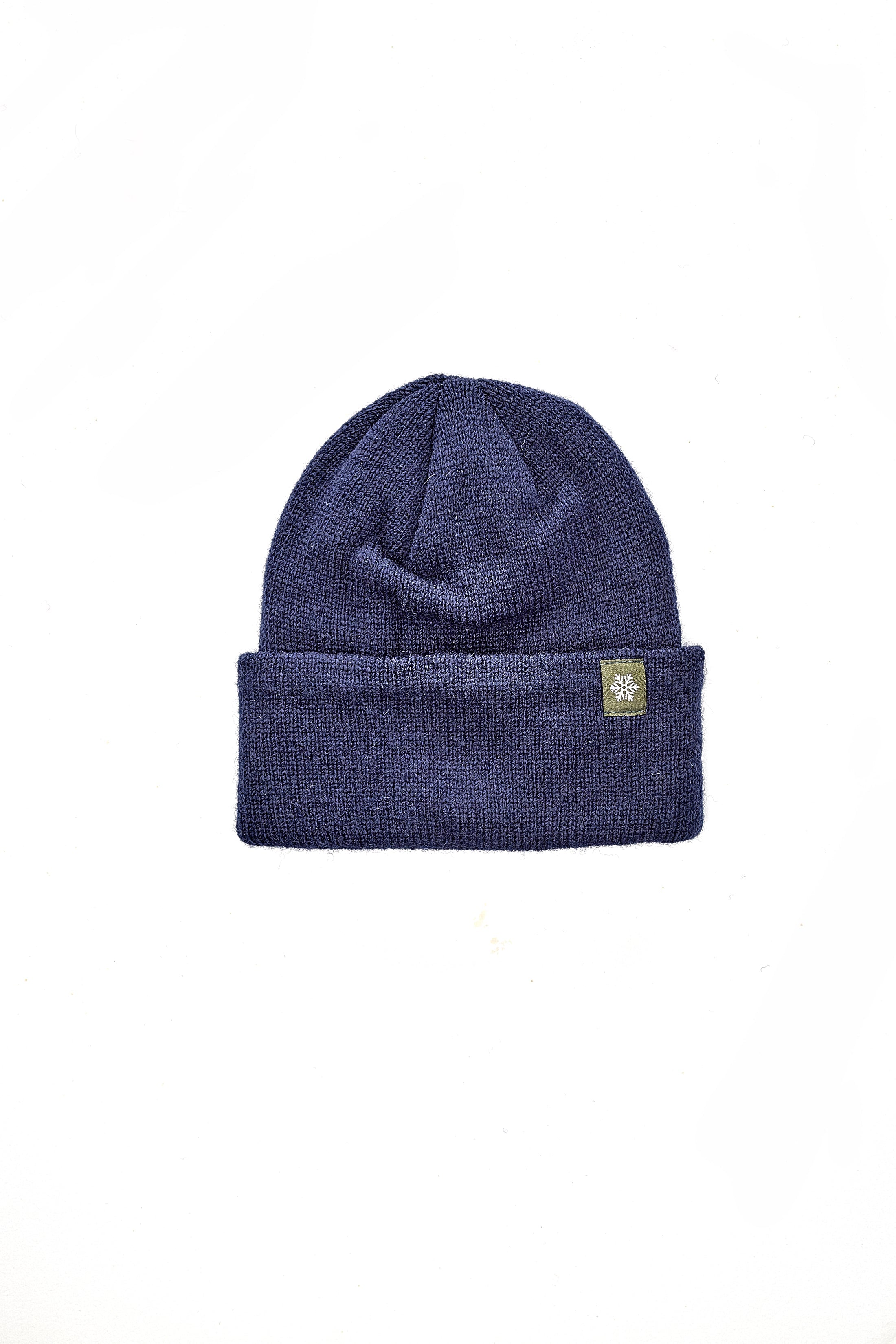 100% Wool Beanie "Hudson" in Navy