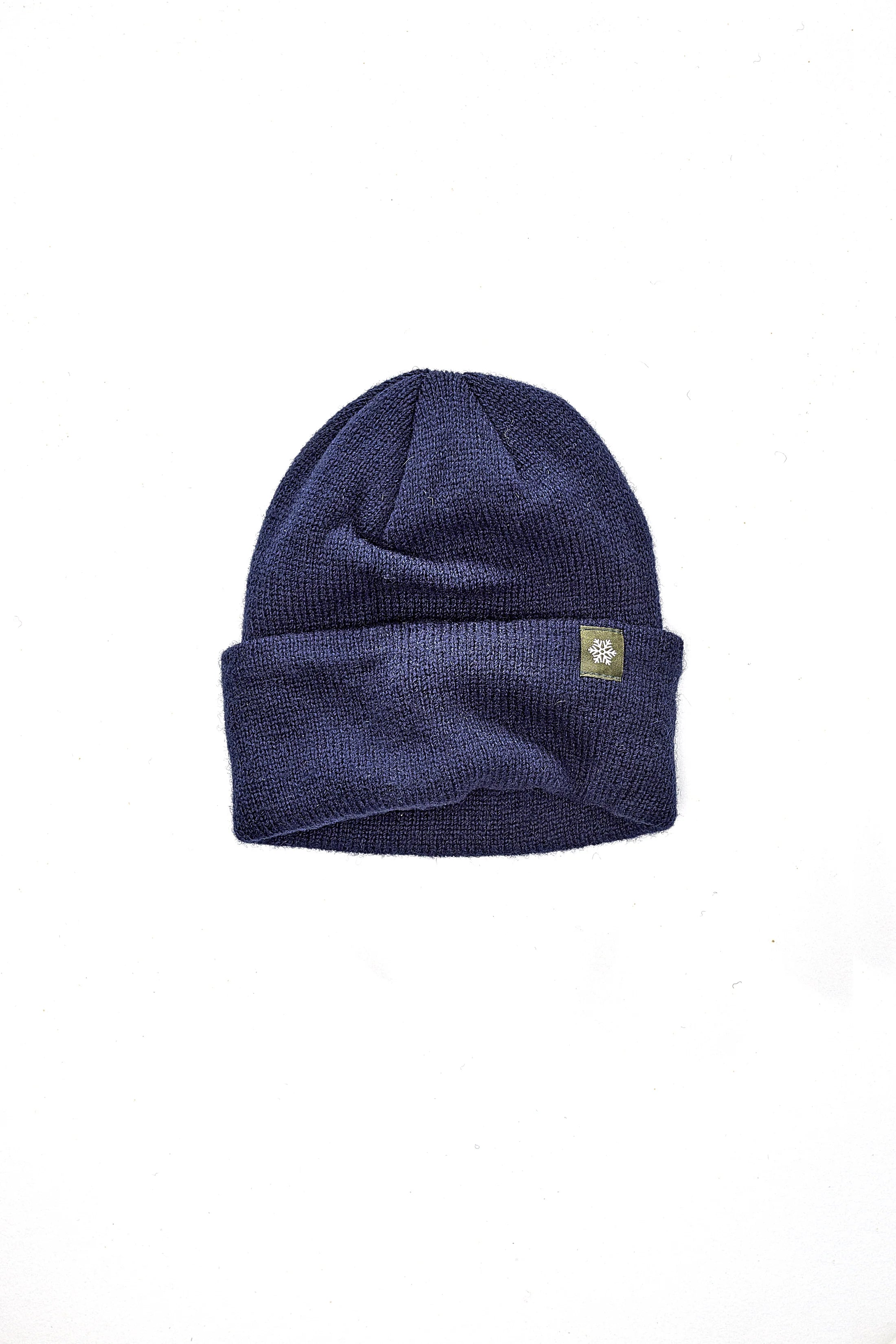 100% Wool Beanie "Hudson" in Navy