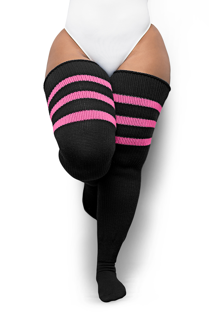 Best plus size thigh high socks best sale