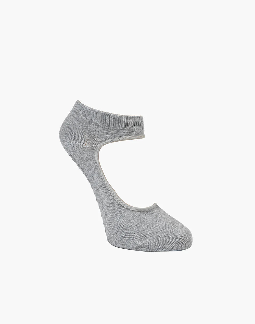 Pilates Grip Socks in Heather Grey