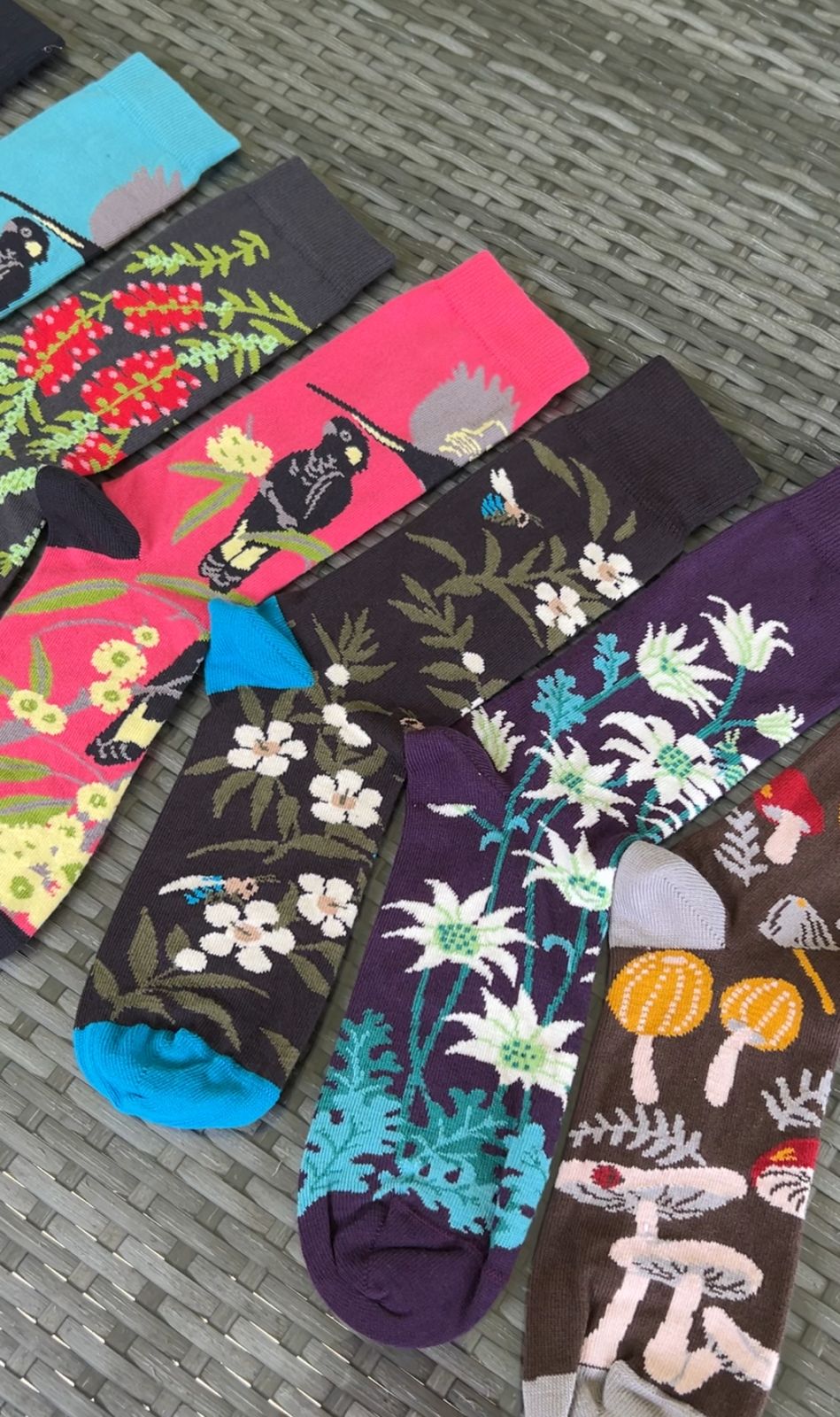 Australian Mushroom Socks