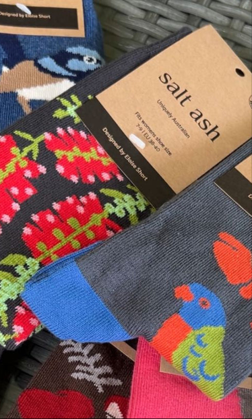 Rainbow Lorikeet Crew Socks