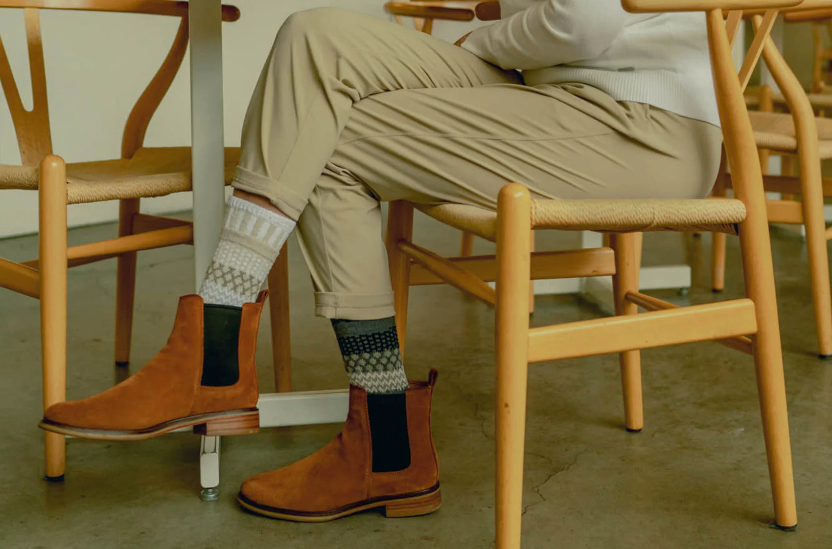 Starlight Recycled Cotton Crew Socks - The Sockery