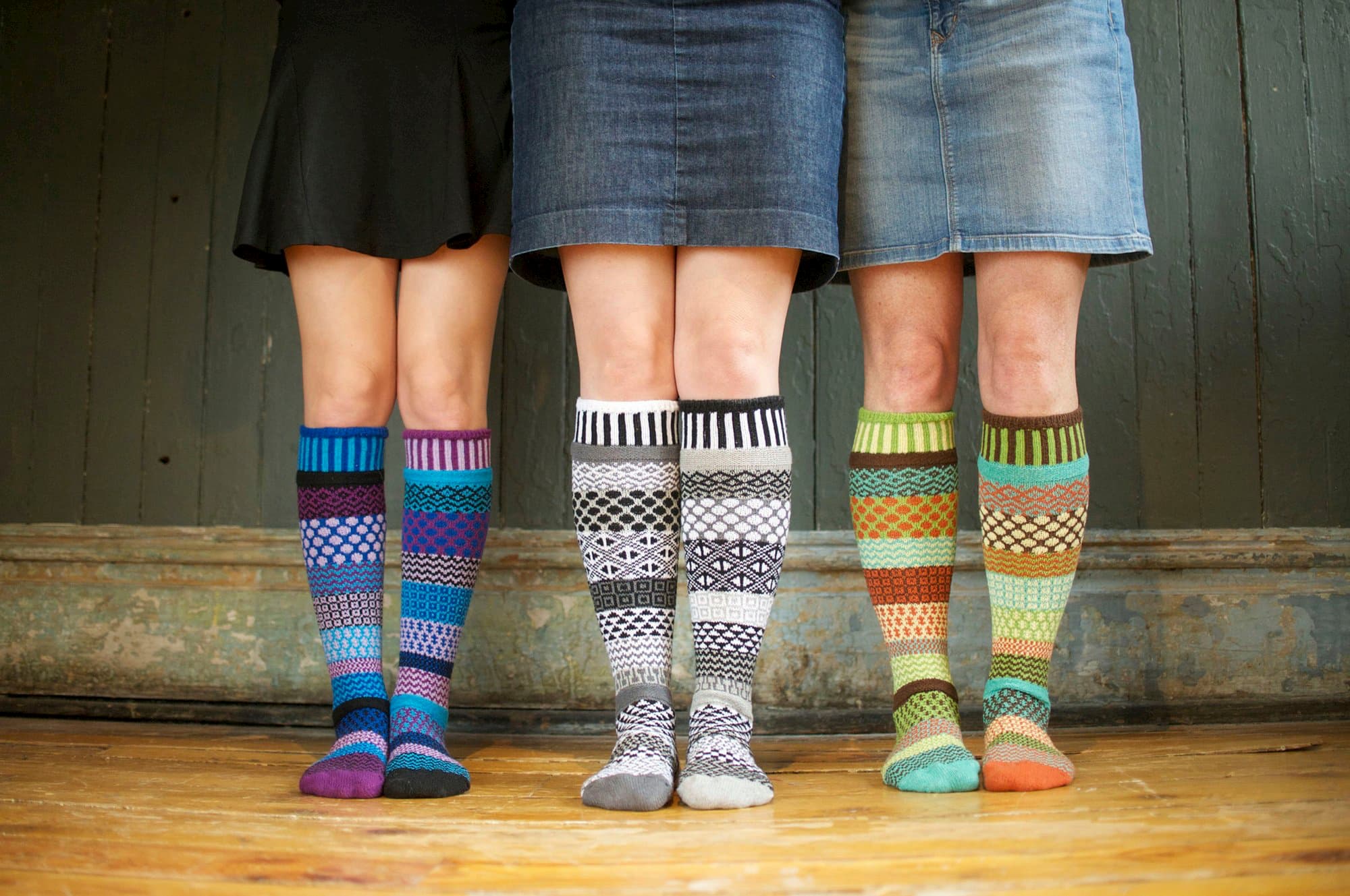 Midnight Knee High Socks - The Sockery