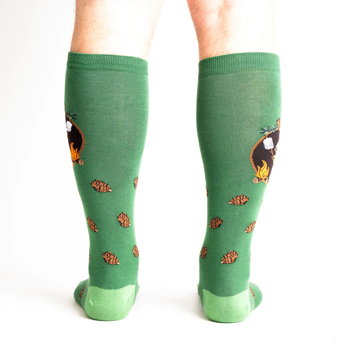 S'more Where That Came From Knee High Socks in Extra Stretchy for Wide Calves
