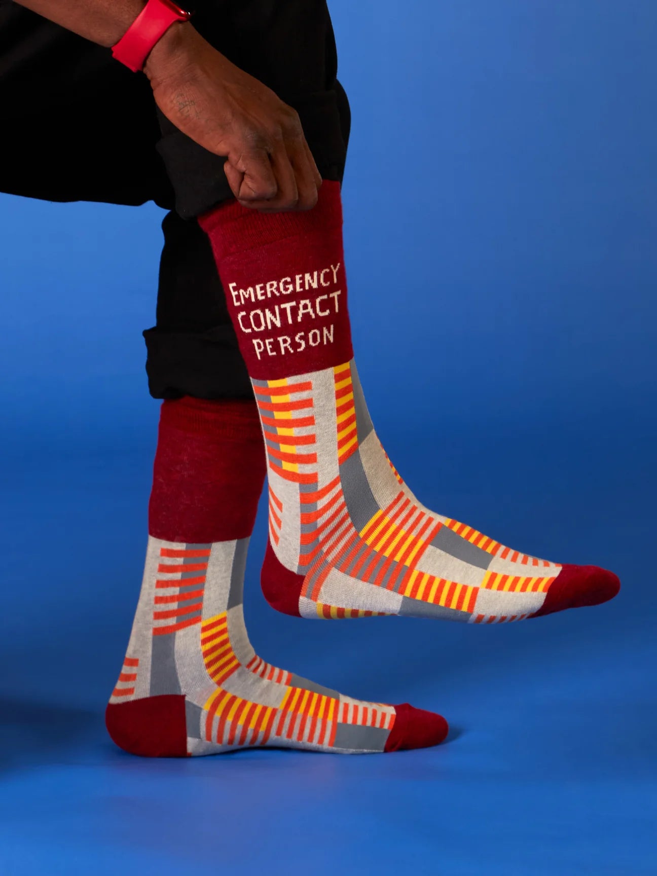 Emergency Contact Person Men's Crew Sock - The Sockery