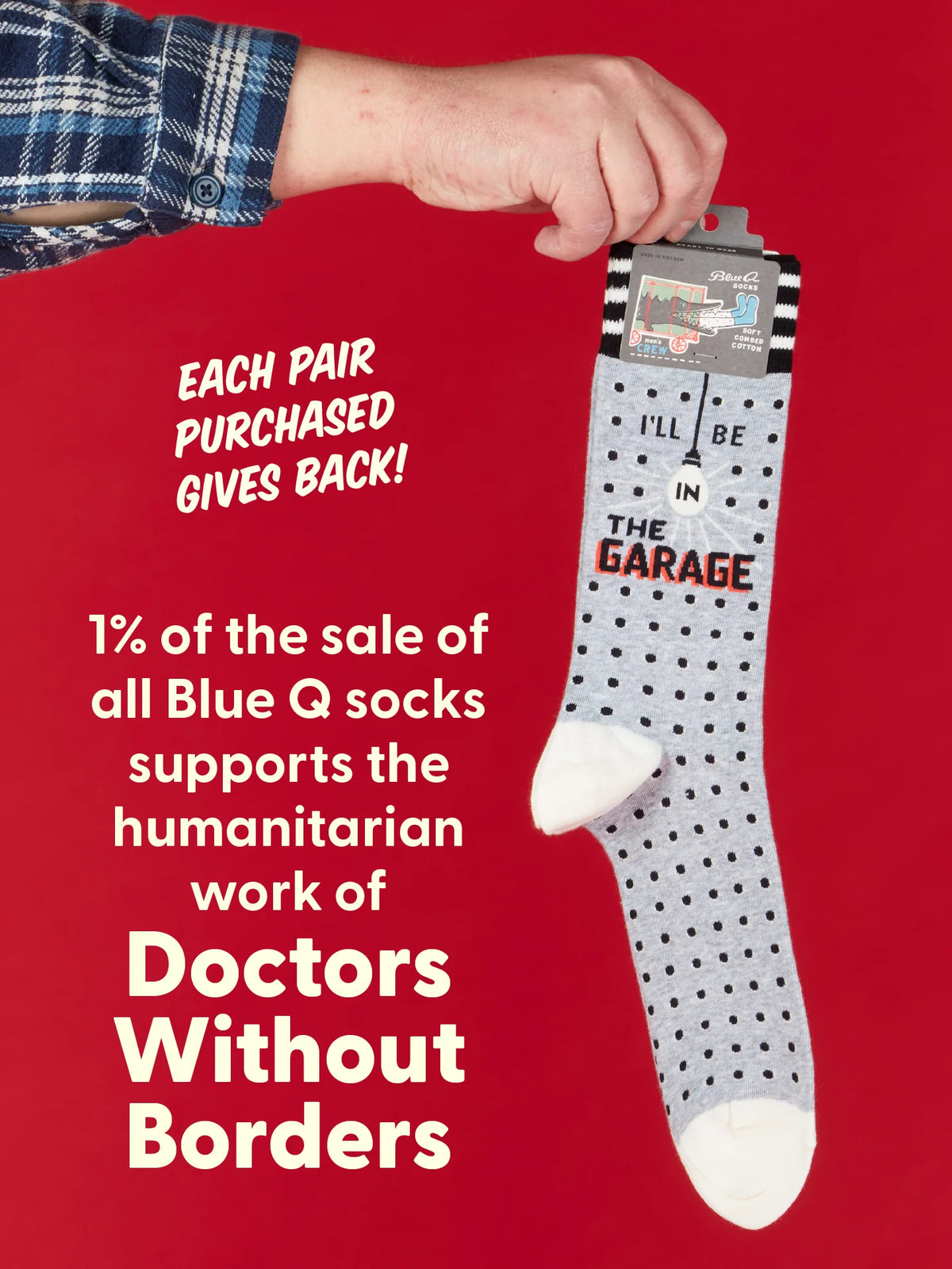 I'll be in the Garage Socks Men's Crew Sock