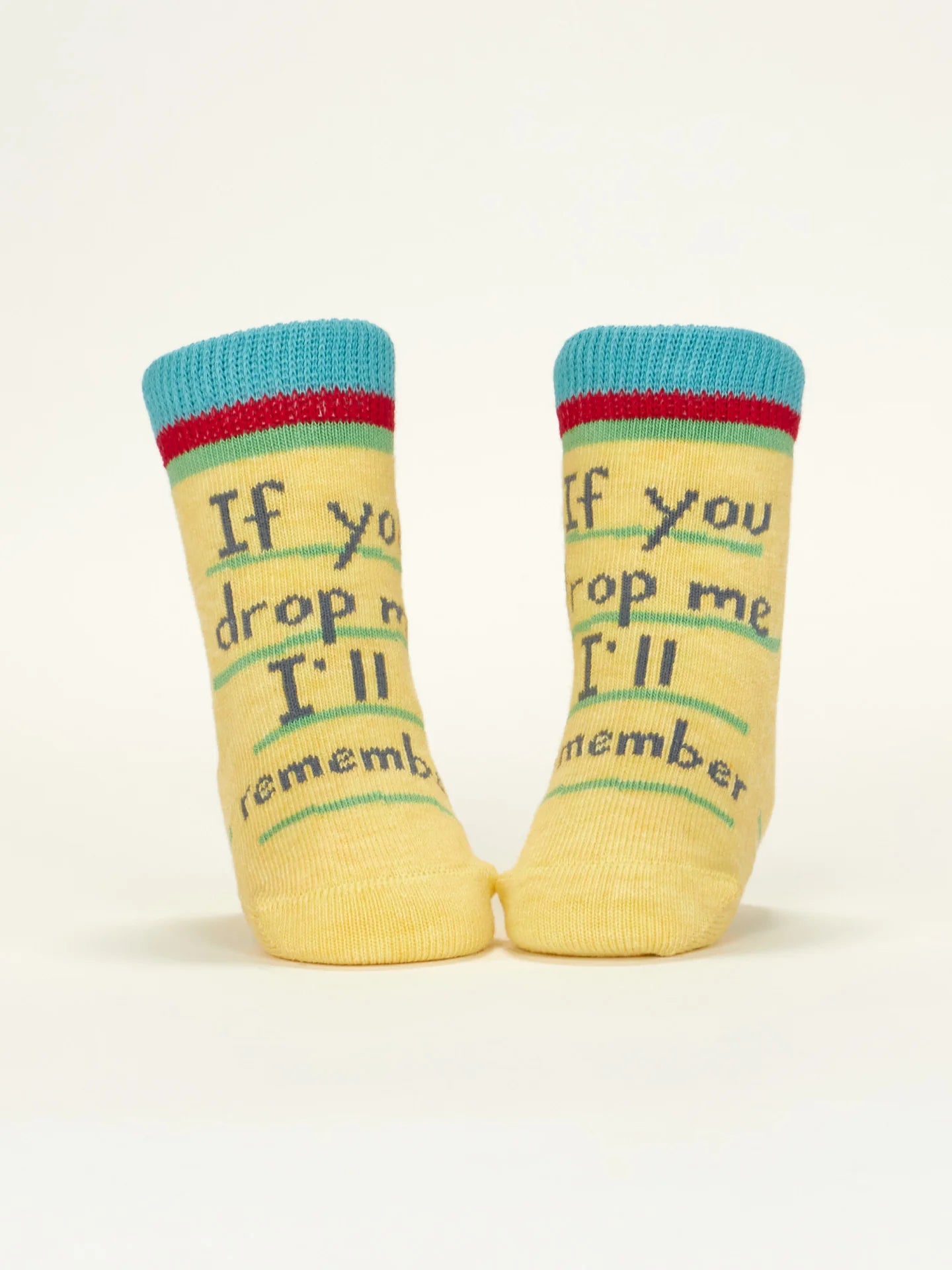 Your Face / Drop Me Organic Cotton Baby Socks - 2 Pairs
