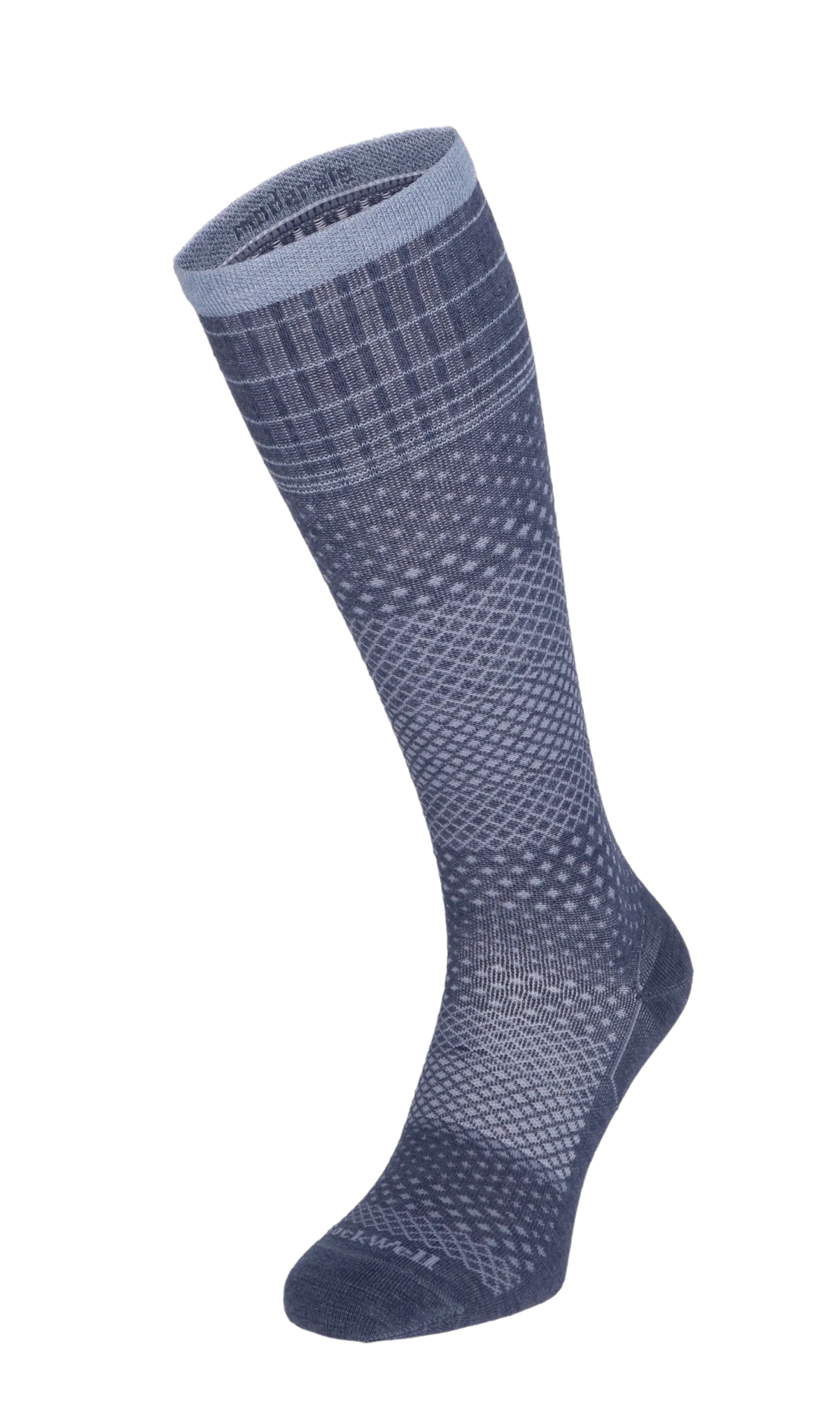 Micro Grade Women's Bamboo/Merino Moderate Graduated Compression in Denim