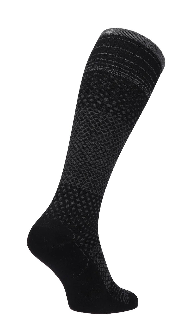 Micro Grade Women's Bamboo/Merino Moderate Graduated Compression in Black