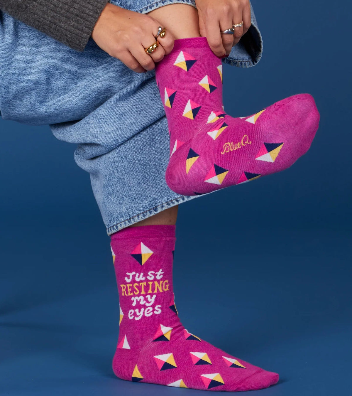 Just Resting My Eyes Women's Crew Socks