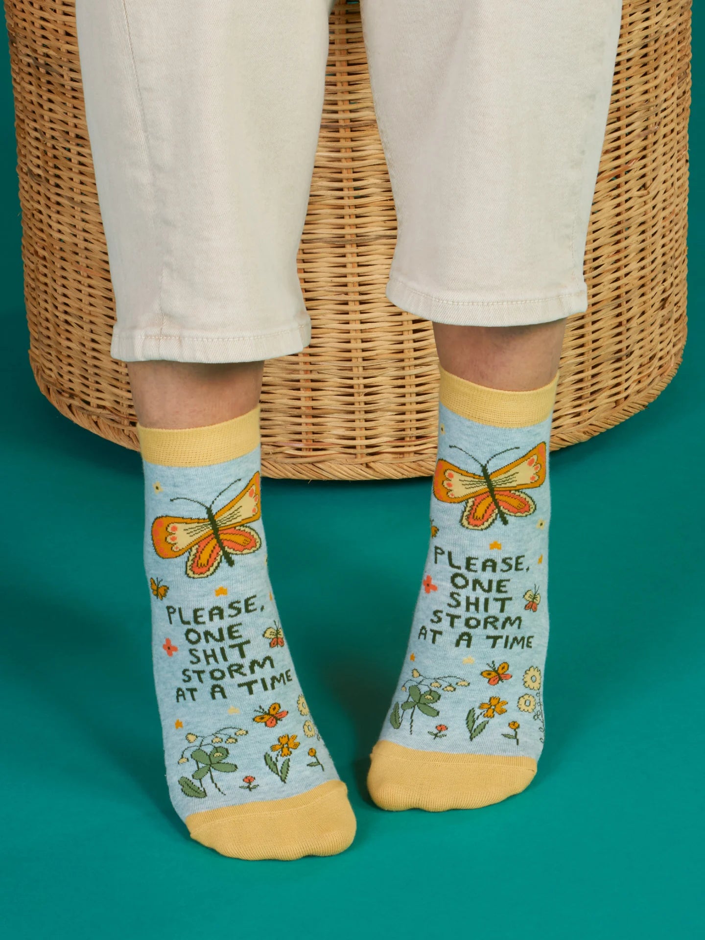 Please, one shit storm at a Time Women's Ankle Sock
