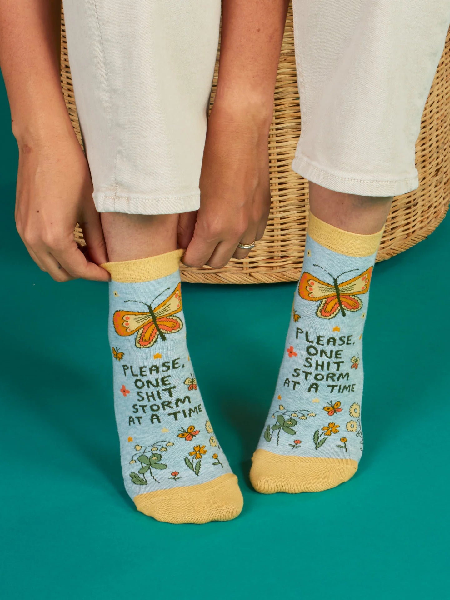 Please, one shit storm at a Time Women's Ankle Sock