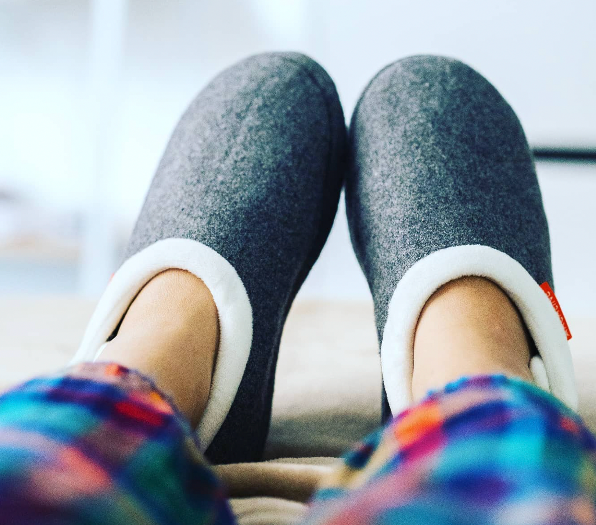 Archline Orthotic Slippers Closed – Grey Marl