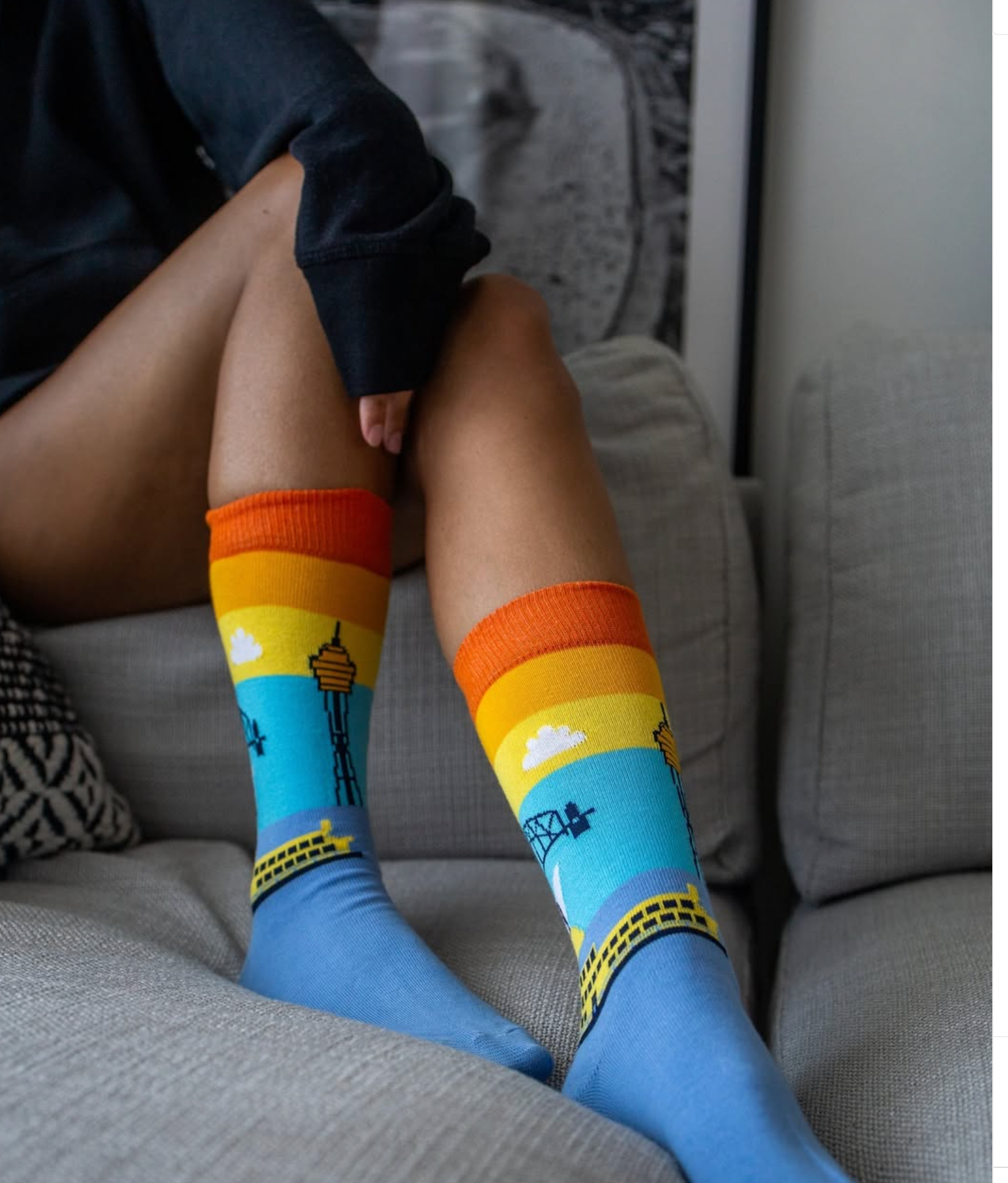 Iconic Sydney Men's Crew Socks - Aussie Made