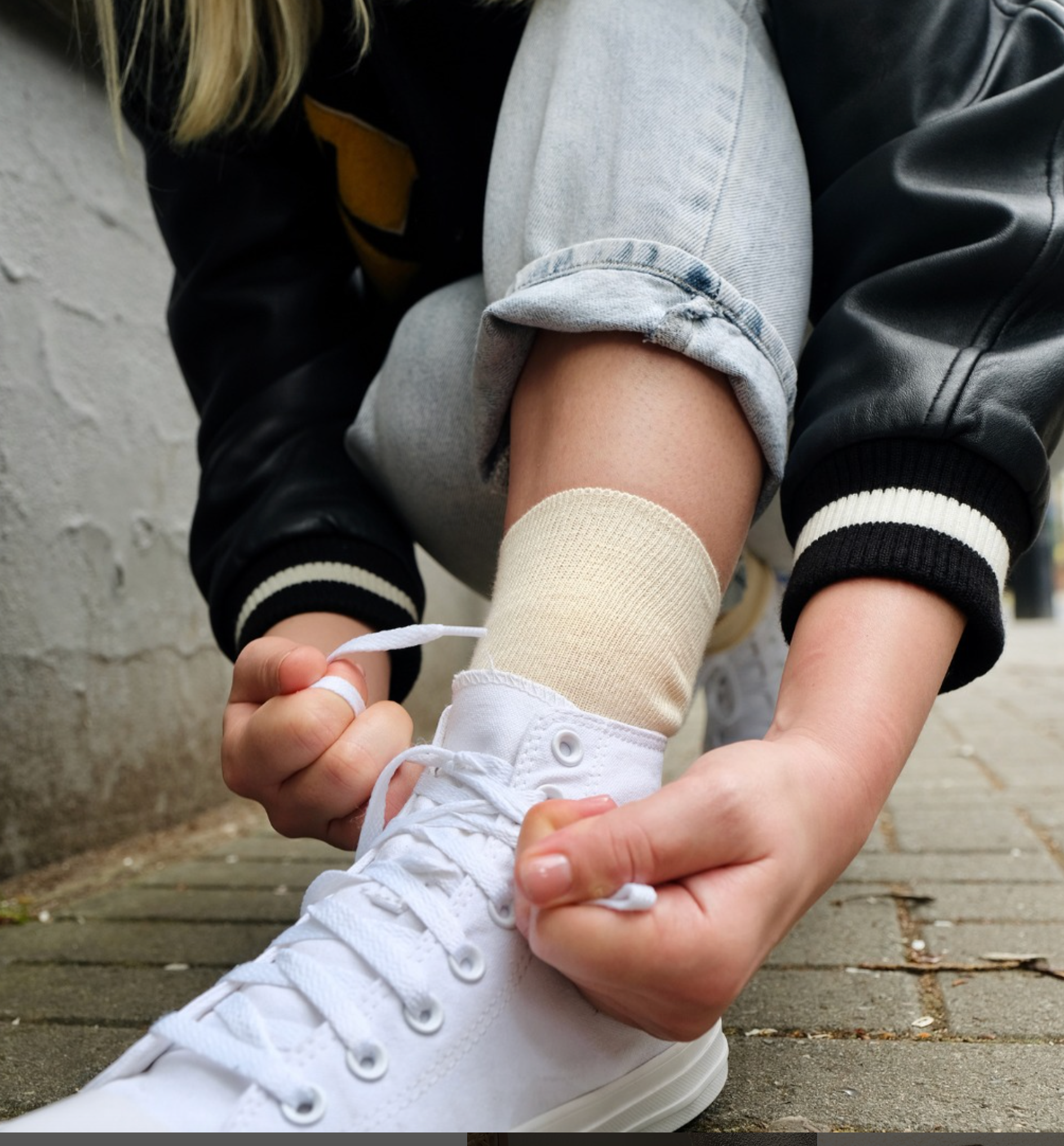 Laura 100% Organic Cotton Crew Socks