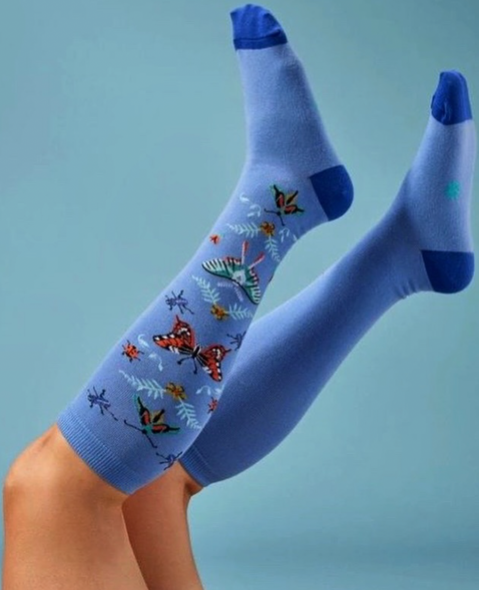 Butterfly In The Sky Women's Knee High Socks