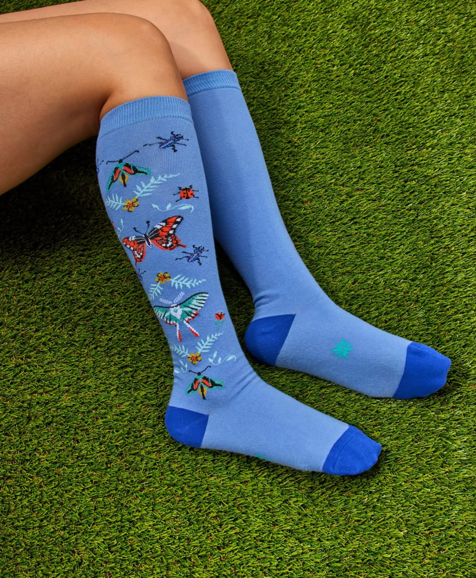 Butterfly In The Sky Women's Knee High Socks