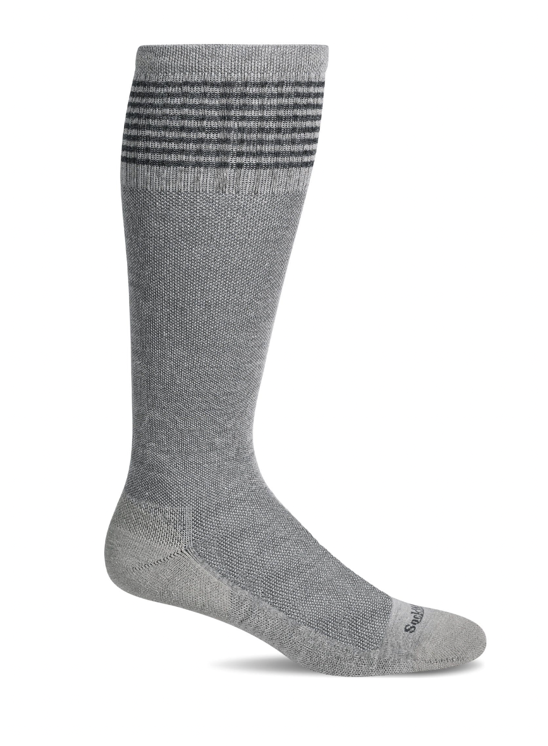 Elevation Women's Bamboo/Merino Firm Graduated Compression Sock Ash