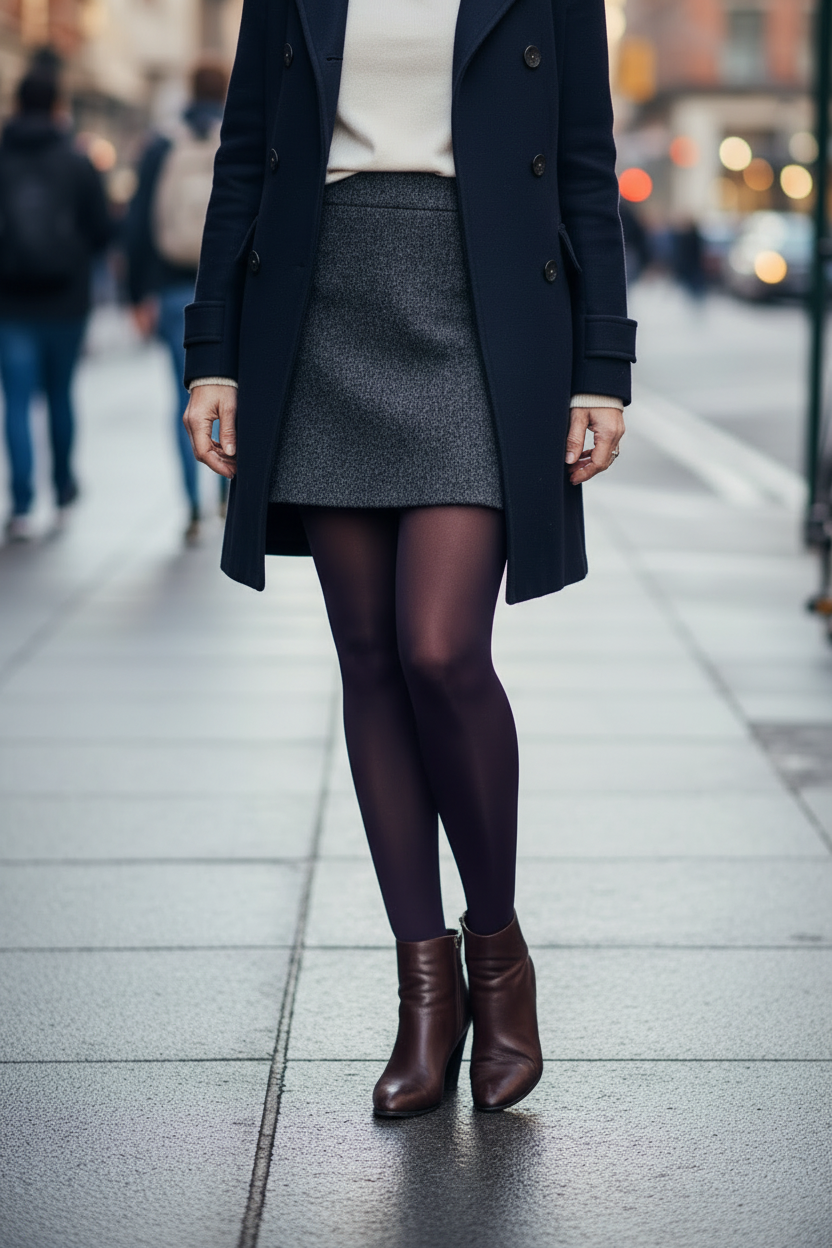 Superfine Merino Tights in Tall