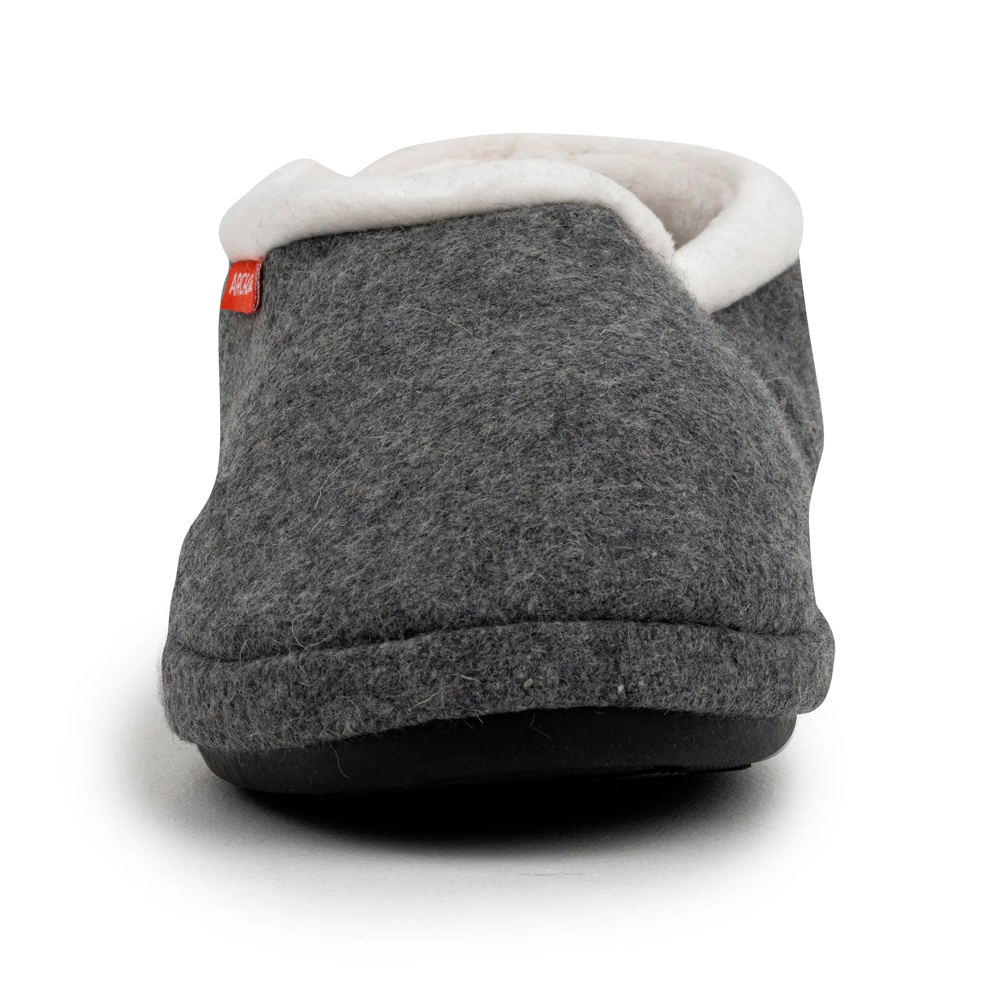 Archline Orthotic Slippers Closed – Grey Marl - The Sockery