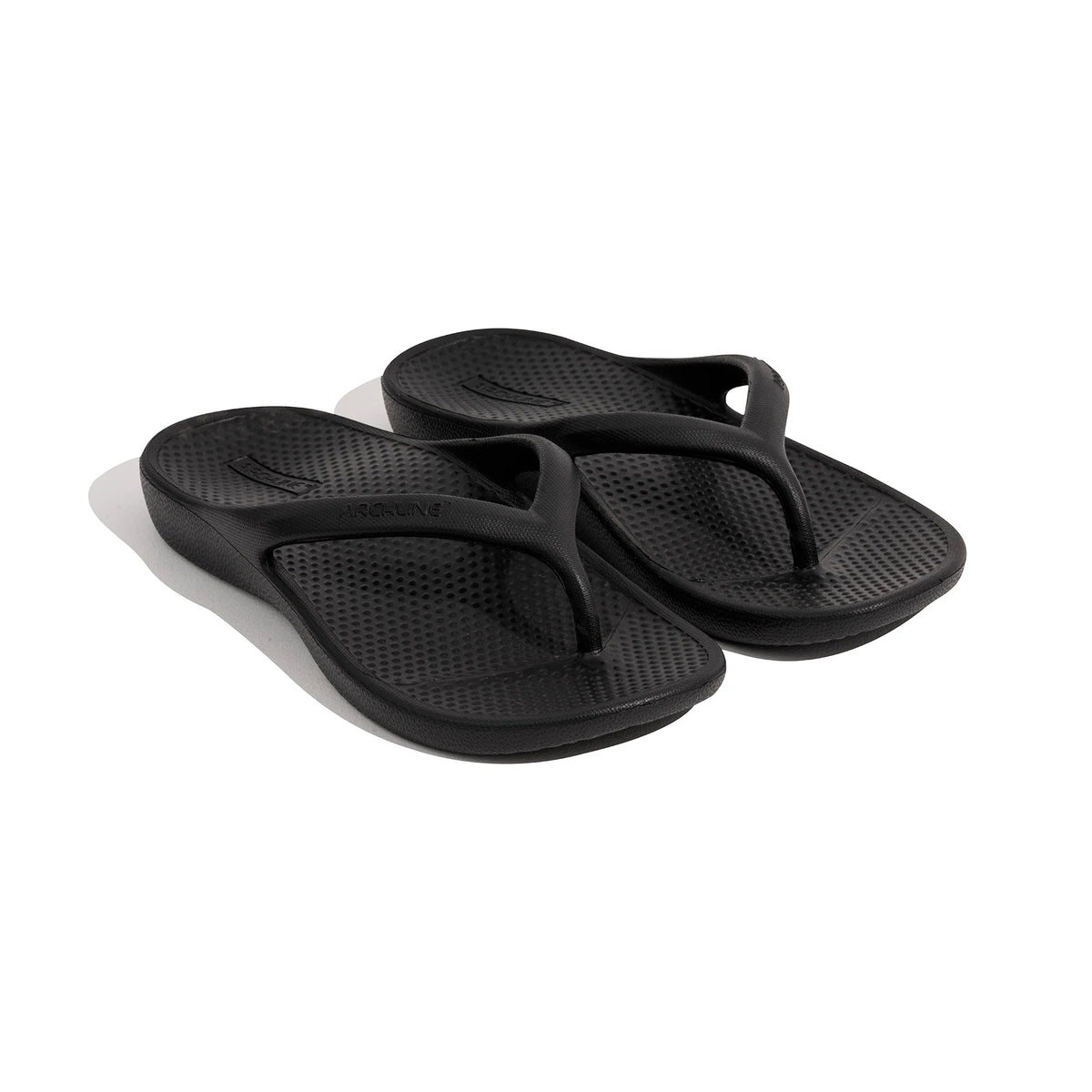 Archline Rebound Orthotic Thongs – Black