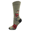 sock with sturt desert pea on