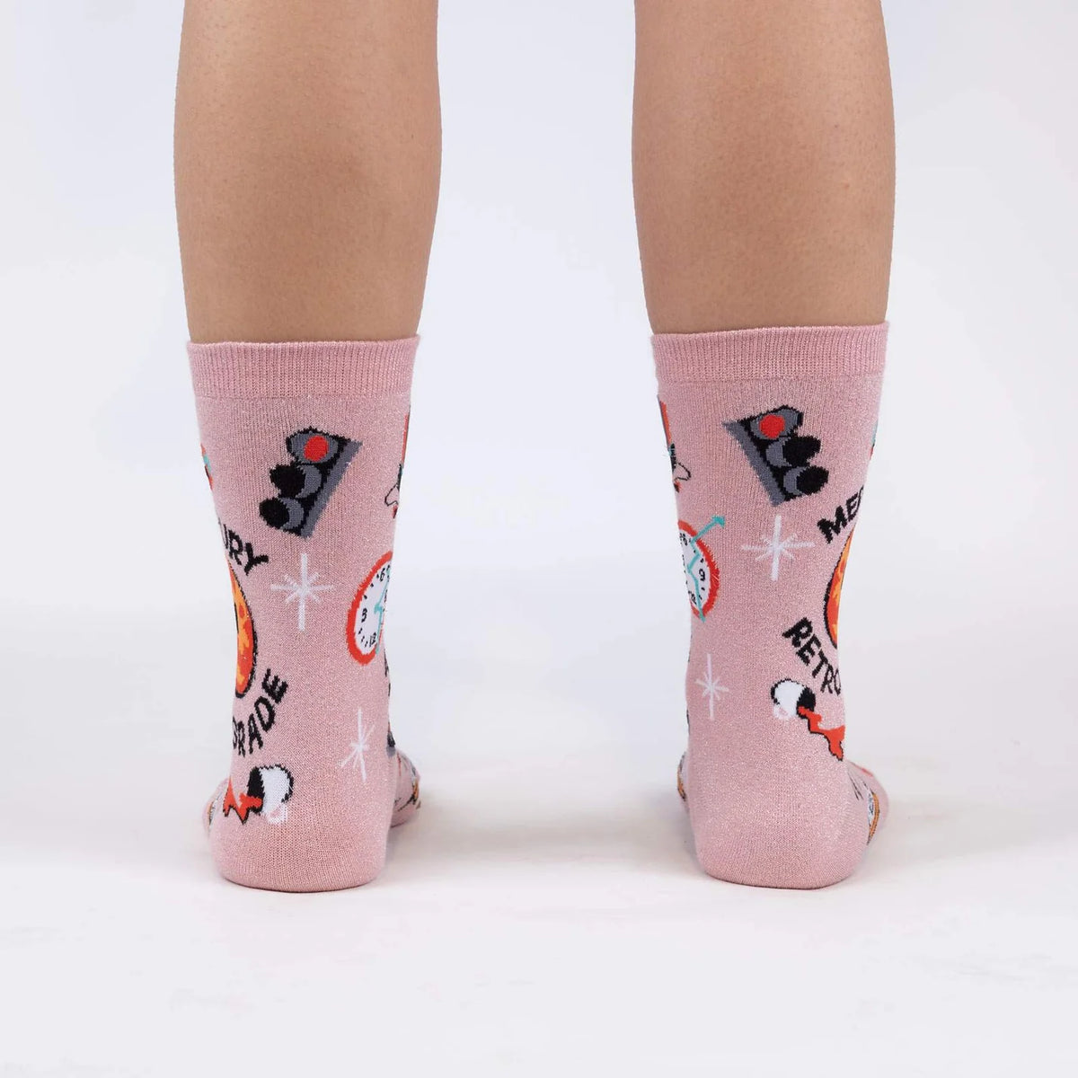 Mercury in Retrograde Women's Crew Shimmer Socks