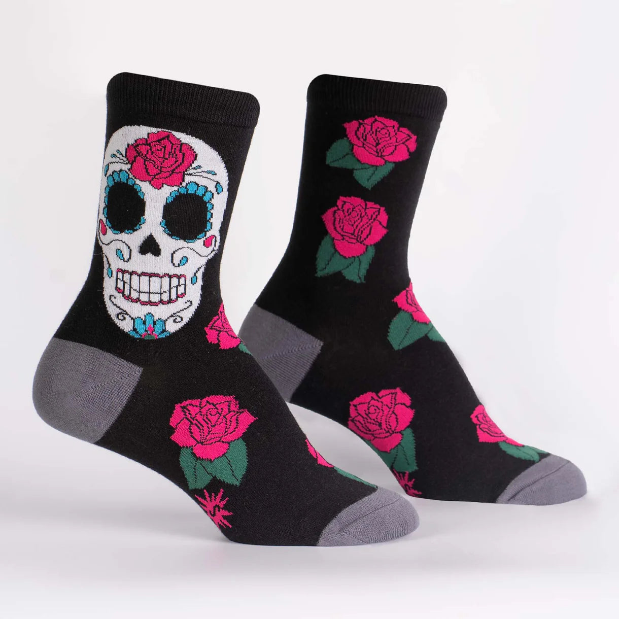 Sugar Skull Women's Crew Socks - The Sockery