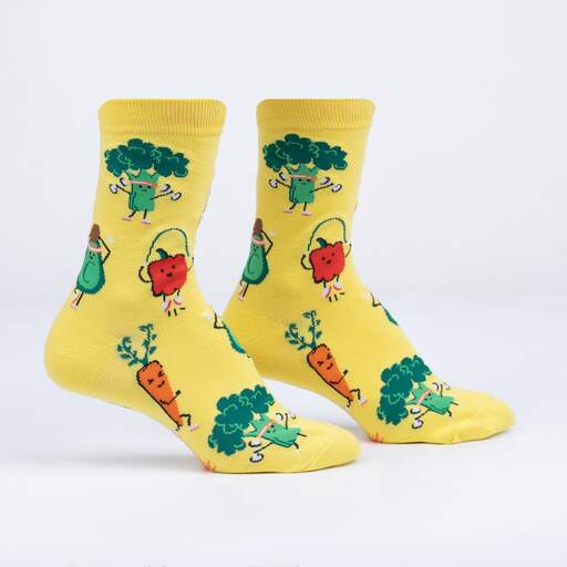 Plant Powered Women's Crew Sock