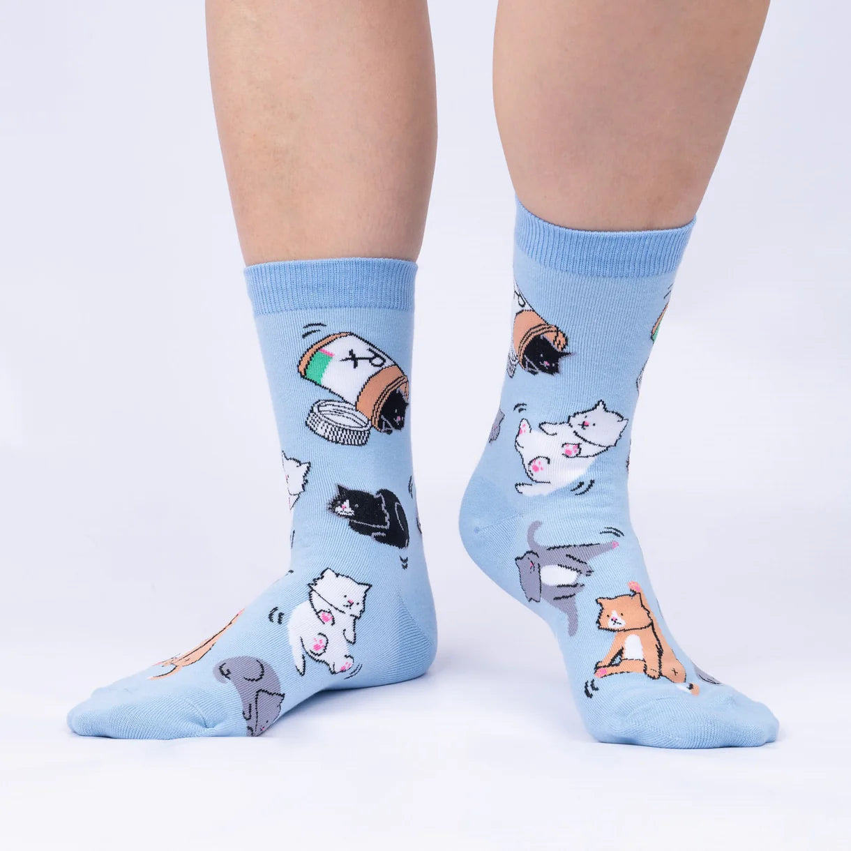 Purr-Scription for Happiness Women's Crew Socks