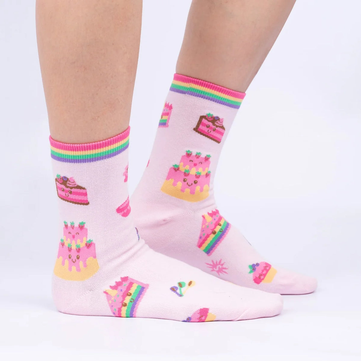 Life is Batter with Cake Women's Crew Socks