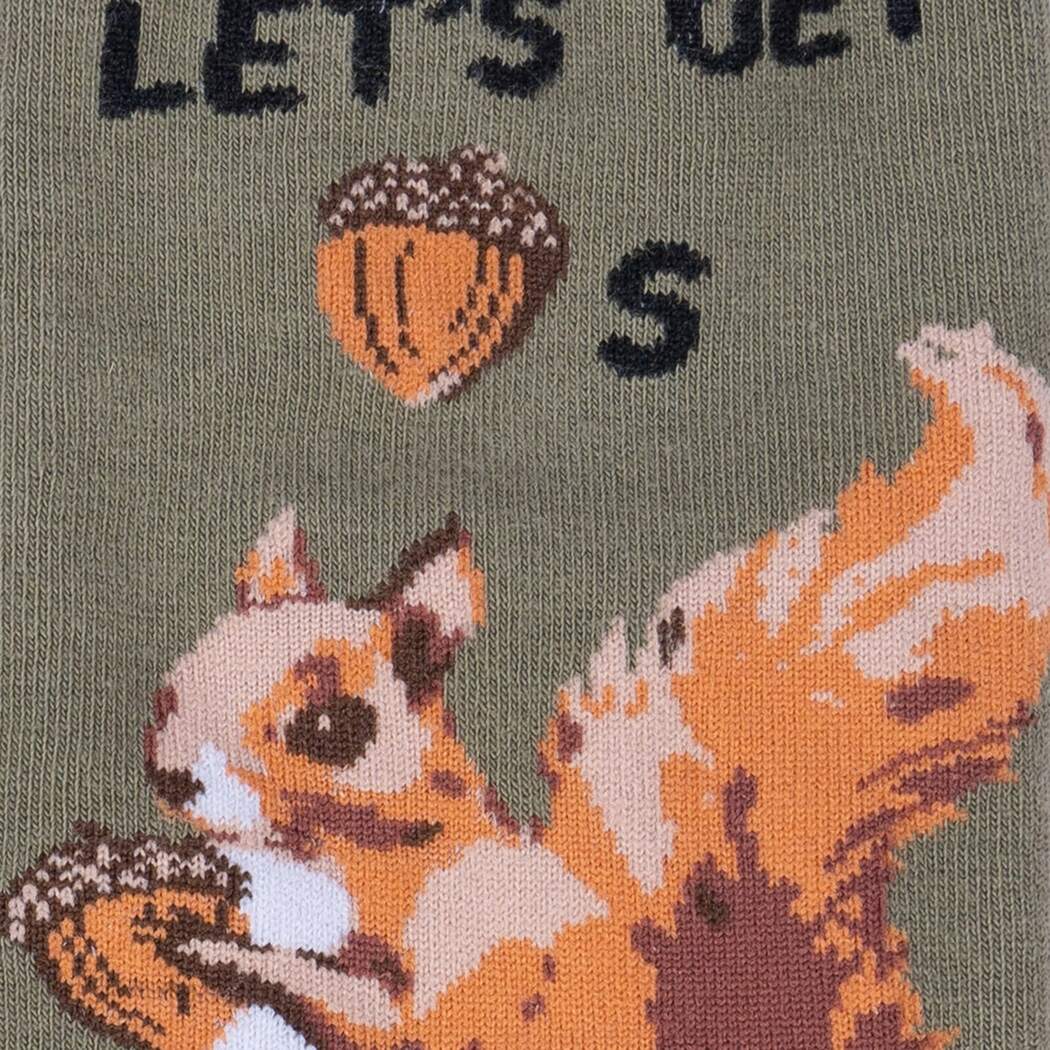 Let' Get Nuts Women's Crew Socks - The Sockery