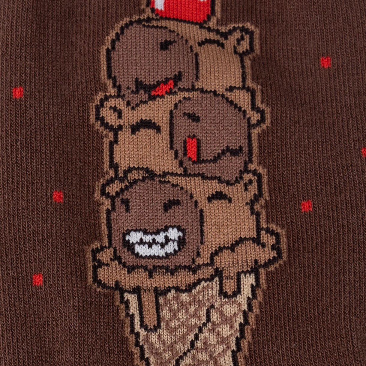 Choco-Bara Ice Cream Women's Crew Socks