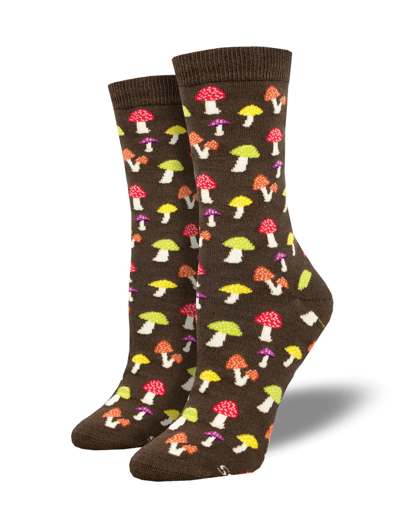 Colourful Caps Women's Bamboo Crew Sock - The Sockery