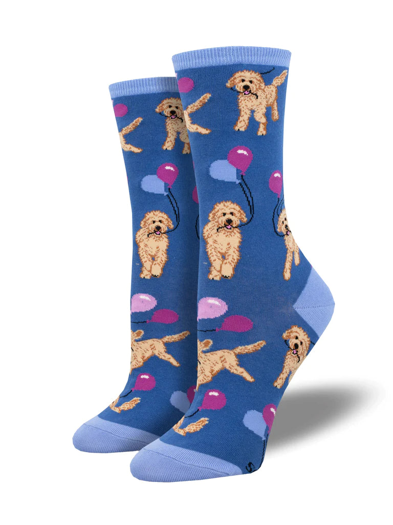 Doodle Party Women's Crew Socks - The Sockery