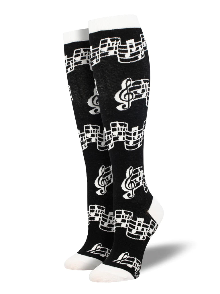 Tuning Out Knee High Socks - The Sockery