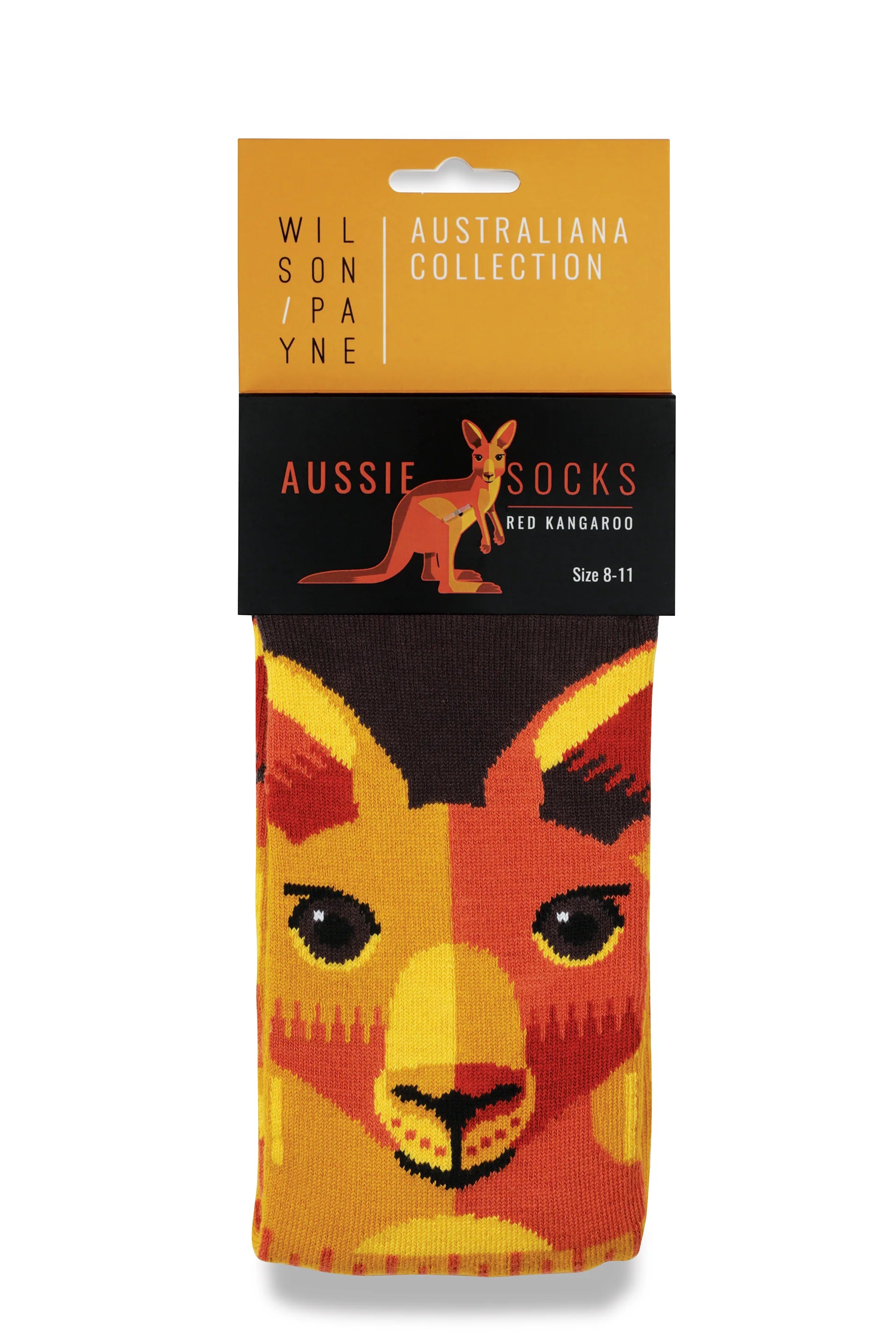 Red Kangaroo Crew Socks