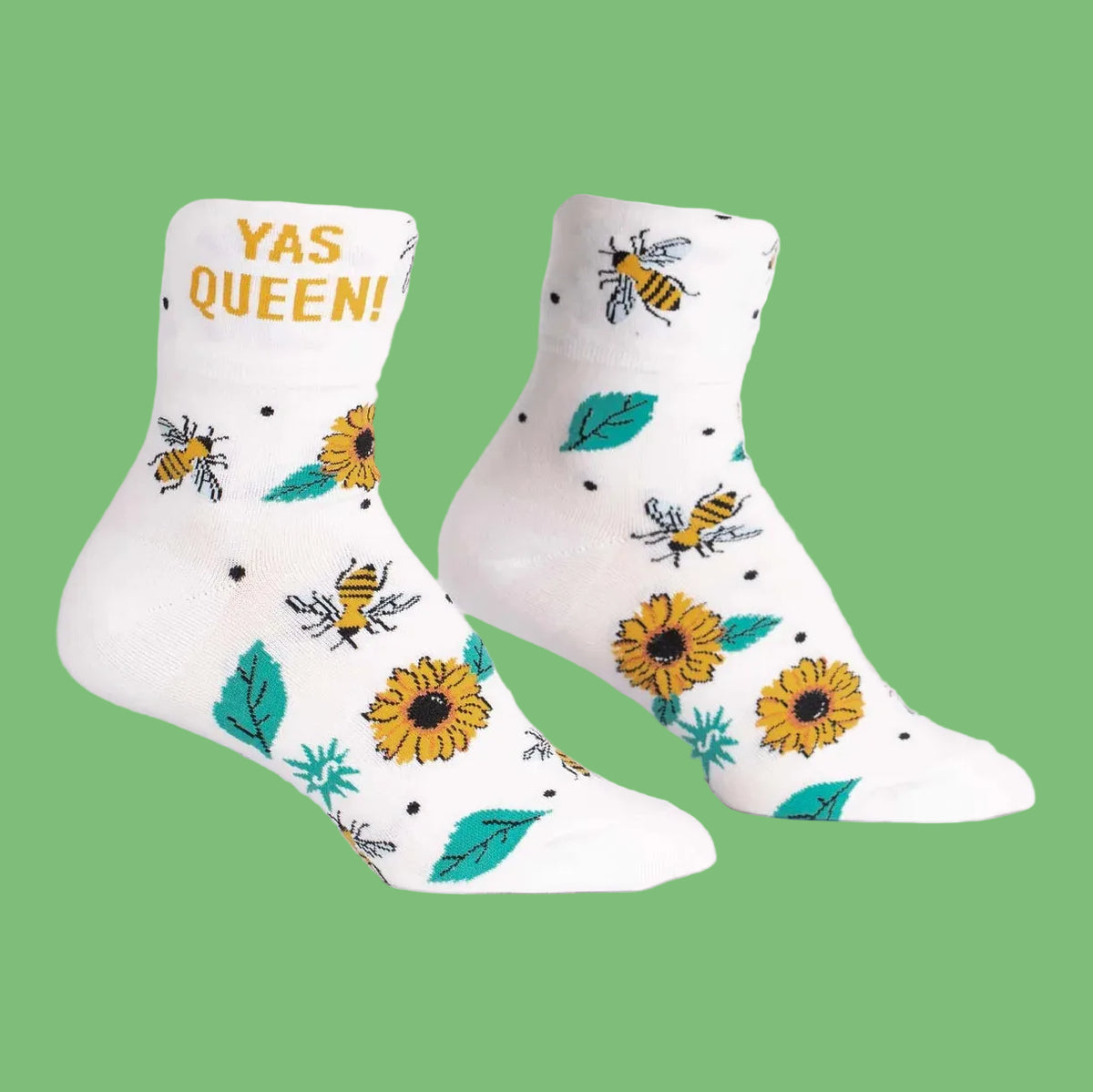 Yas Queen Women's Turn Cuff Sock - The Sockery