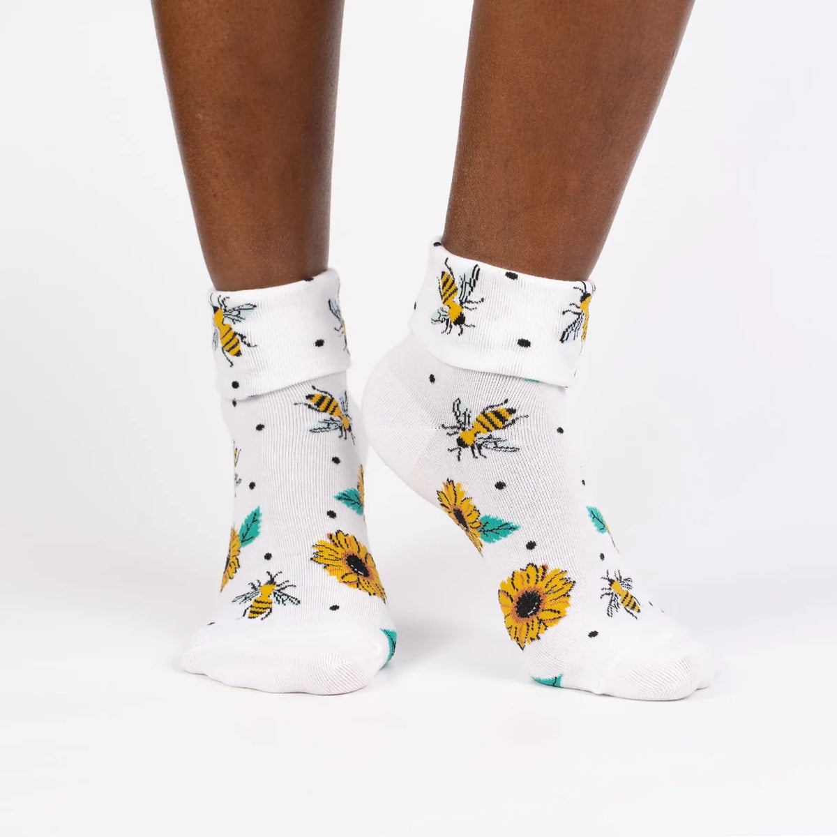 Yas Queen Women's Turn Cuff Sock