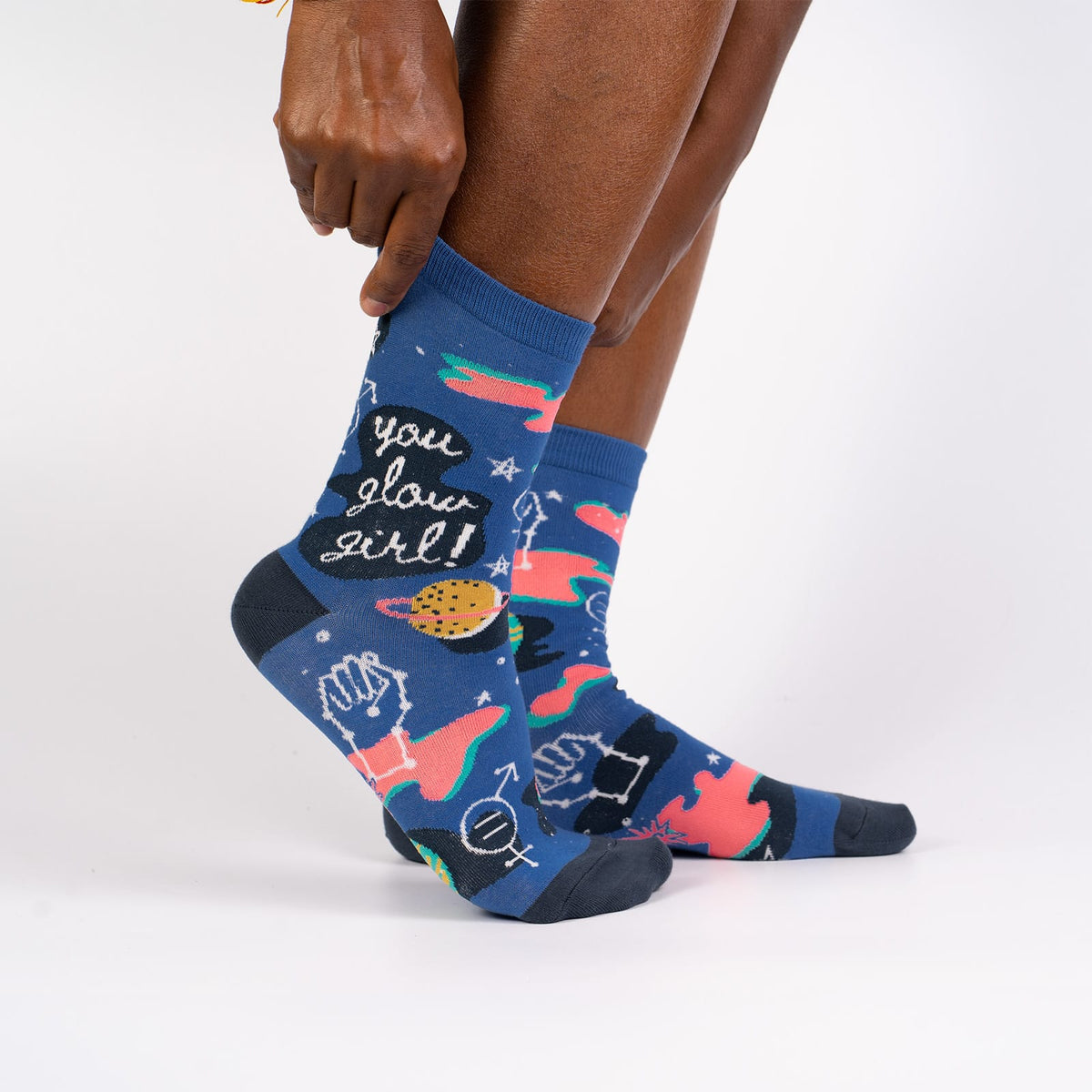You Glow Girl Women's Crew Socks