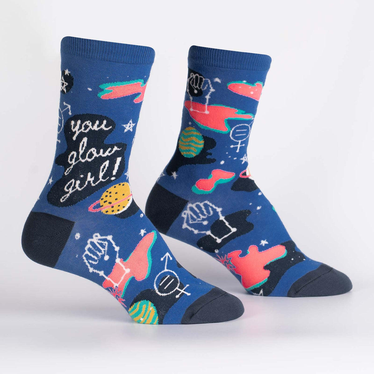 You Glow Girl Women's Crew Socks