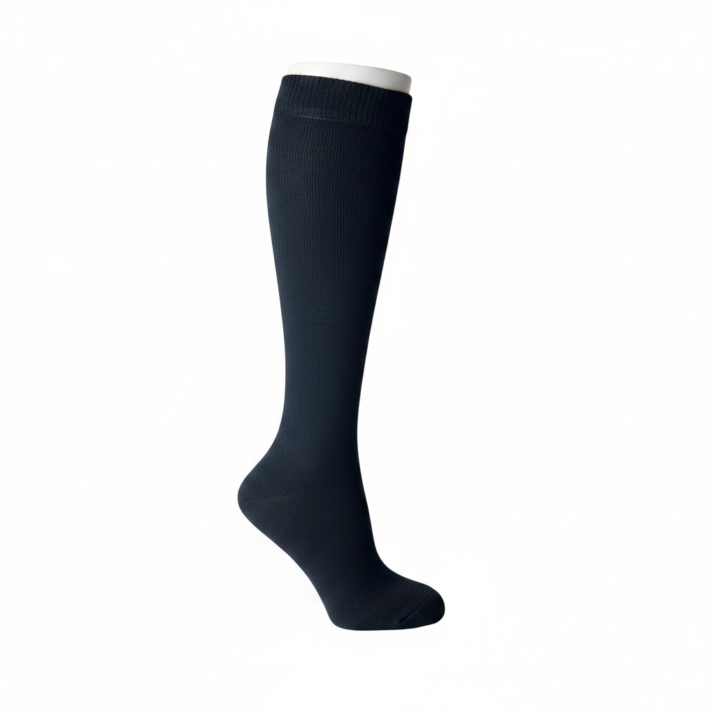 australian made black knee high sock
