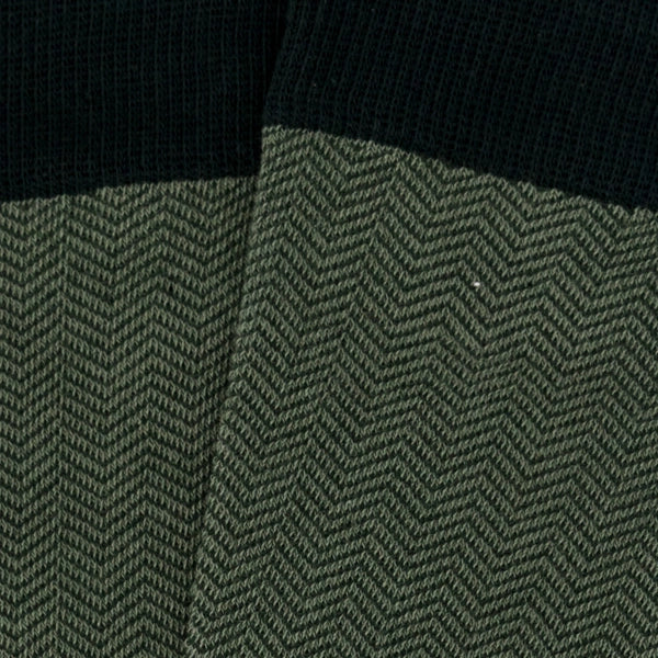 Herringbone Knee High Sock in Thyme