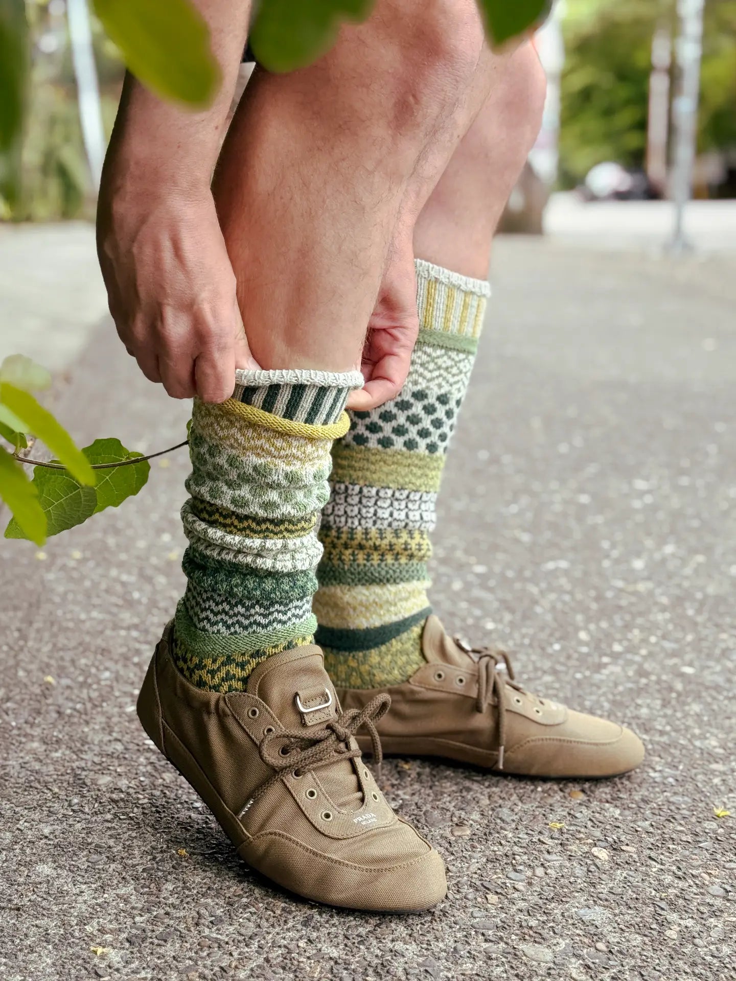 Fiddlehead Recycled Cotton Knee High Socks