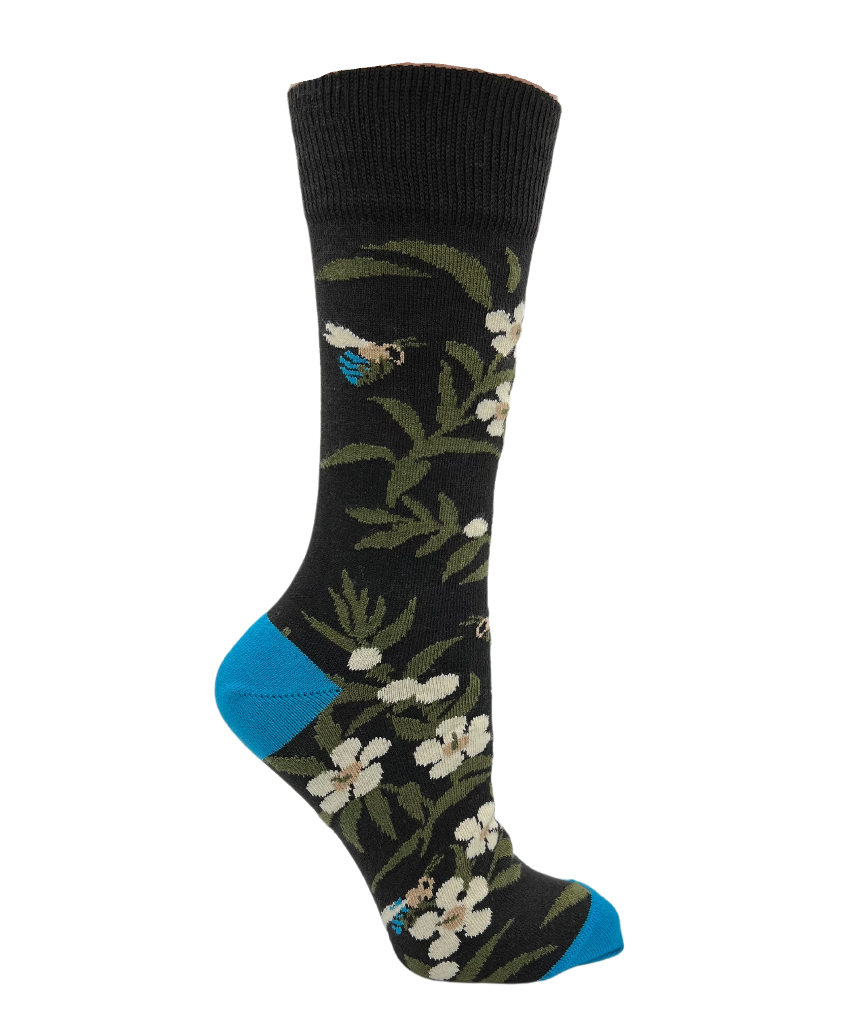 blue banded bee socks - The Sockery