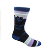 Blue Mountains Cotton Crew Dress Sock in Navy - Made in Australia