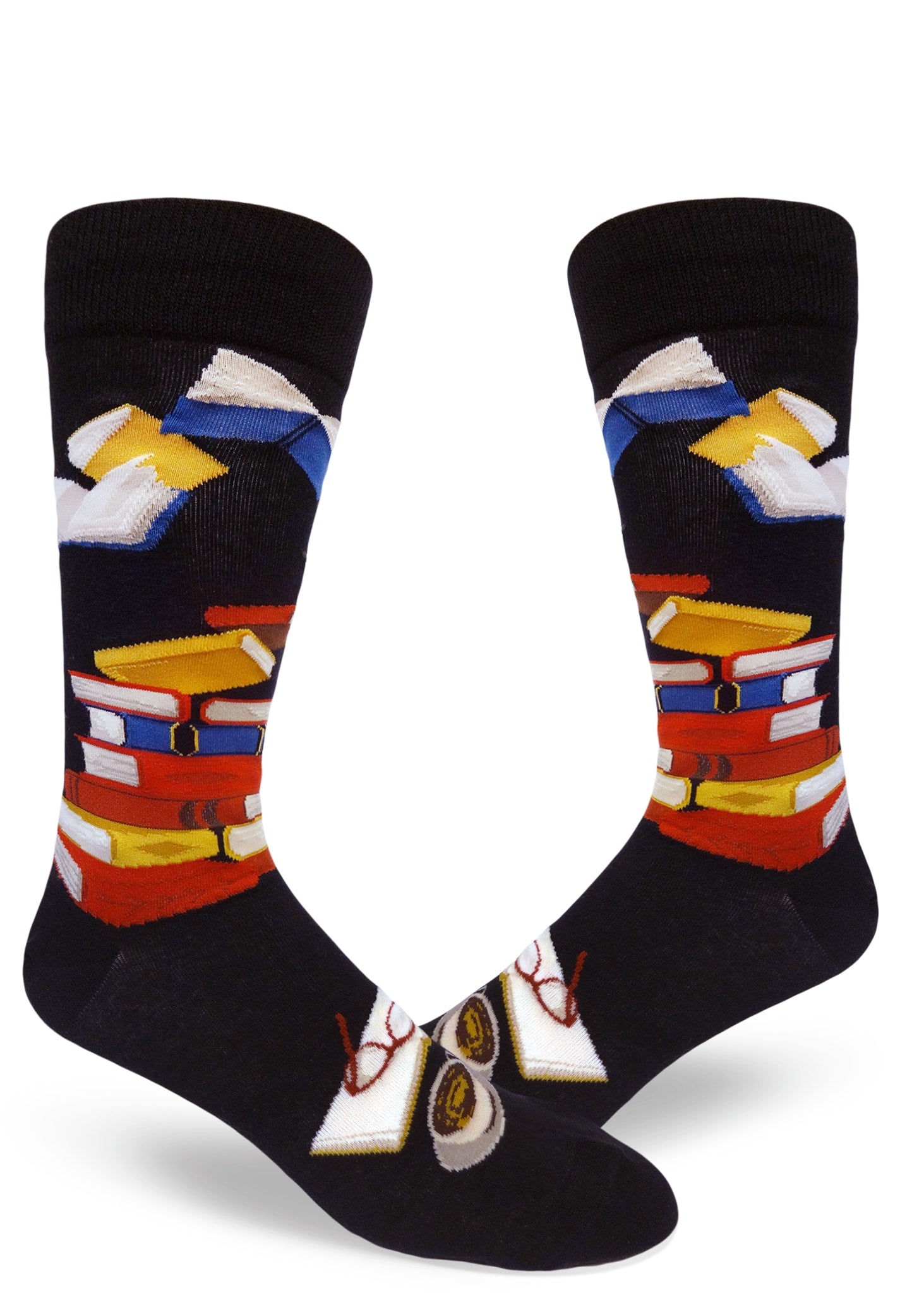 Bibliophile Men's Crew Socks - The Sockery