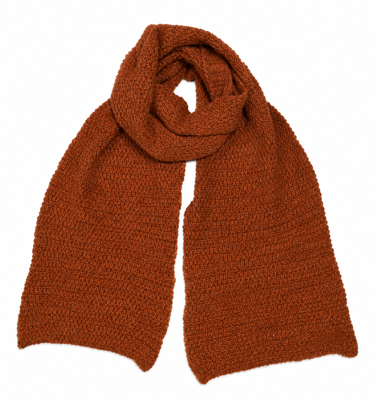 Aria Scarf Alpaca and Merino Wool in Bronze