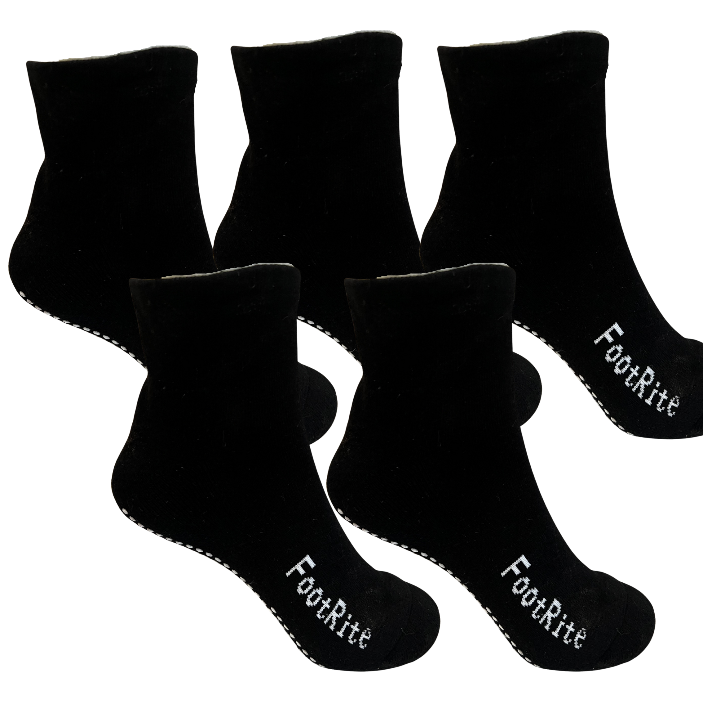 5 Pairs of Non Slip Grip Socks suitable for Hospital and Home